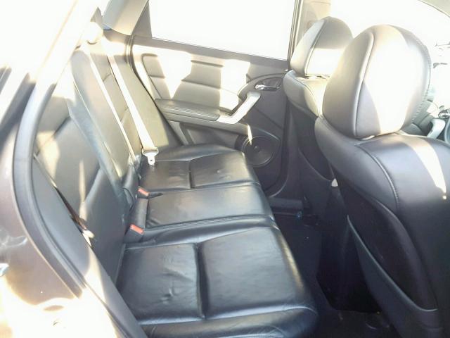 5J8TB18258A001297 - 2008 ACURA RDX GRAY photo 6