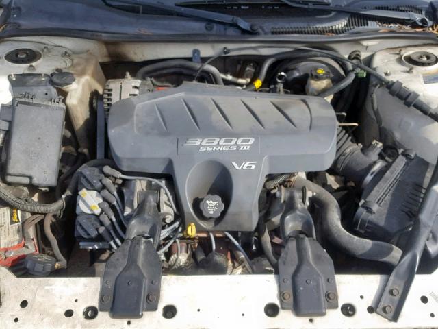 2G2WP522441304500 - 2004 PONTIAC GRAND PRIX WHITE photo 7