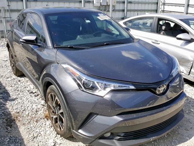 JTNKHMBX3J1011049 - 2018 TOYOTA C-HR XLE GRAY photo 1