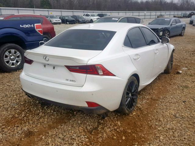 JTHBF1D23F5068893 - 2015 LEXUS IS 250 WHITE photo 4