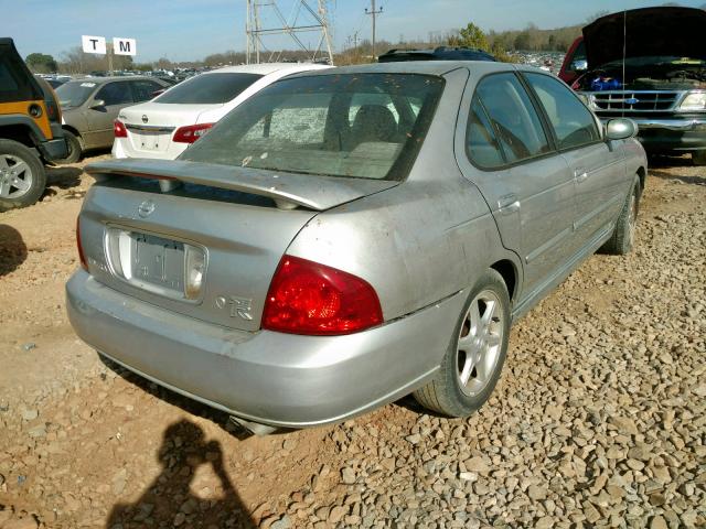 3N1AB51A23L735267 - 2003 NISSAN SENTRA SE- SILVER photo 4