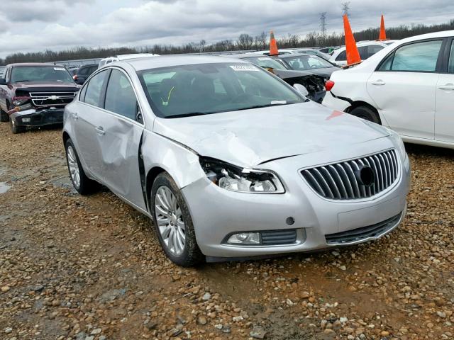 W04GN5ECXB1128382 - 2011 BUICK REGAL CXL SILVER photo 1