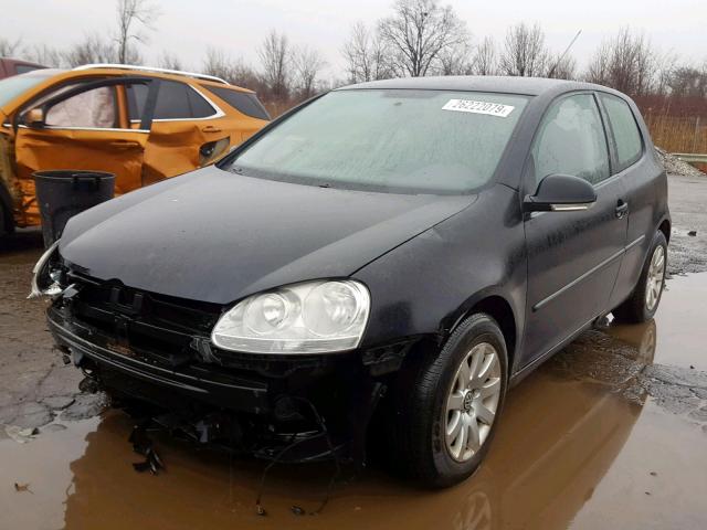 WVWAA71K88W122351 - 2008 VOLKSWAGEN RABBIT BLACK photo 2