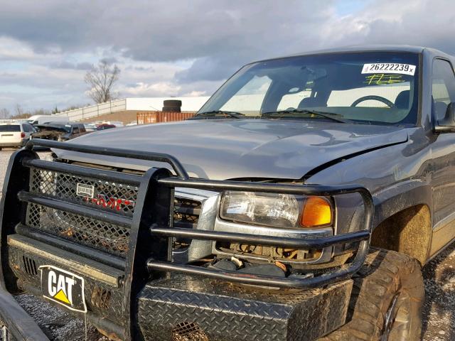 2GTEK13V171136987 - 2007 GMC NEW SIERRA GRAY photo 10