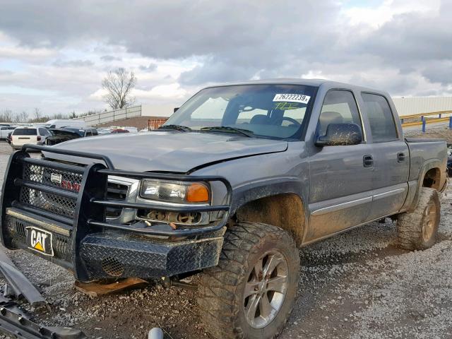 2GTEK13V171136987 - 2007 GMC NEW SIERRA GRAY photo 2