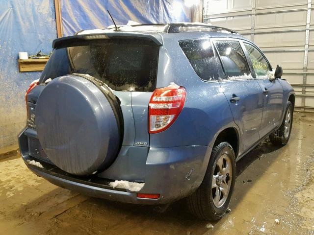 JTMBF4DVXAD036048 - 2010 TOYOTA RAV4 BLUE photo 4