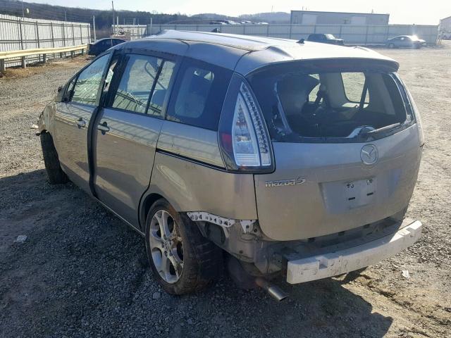 JM1CR2W30A0361200 - 2010 MAZDA 5 SILVER photo 3