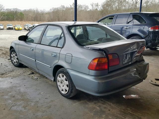 2HGEJ6613YH500118 - 2000 HONDA CIVIC BASE TURQUOISE photo 3