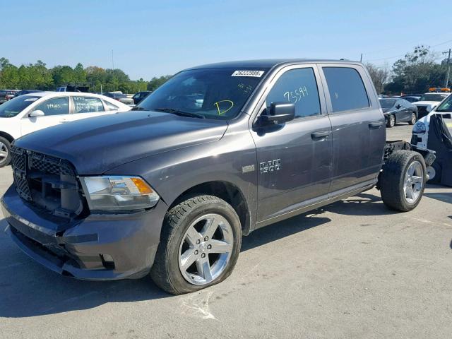 1C6RR6KT8ES238155 - 2014 RAM 1500 ST GRAY photo 2