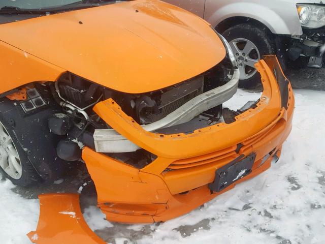 1C3CDFBA5DD291317 - 2013 DODGE DART SXT ORANGE photo 9