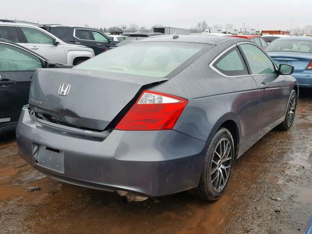 1HGCS12828A013064 - 2008 HONDA ACCORD EXL GRAY photo 4