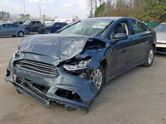 3FA6P0G7XGR159410 - 2016 FORD FUSION S CHARCOAL photo 2