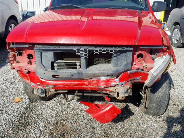 1FTYR10U43PA29658 - 2003 FORD RANGER RED photo 9