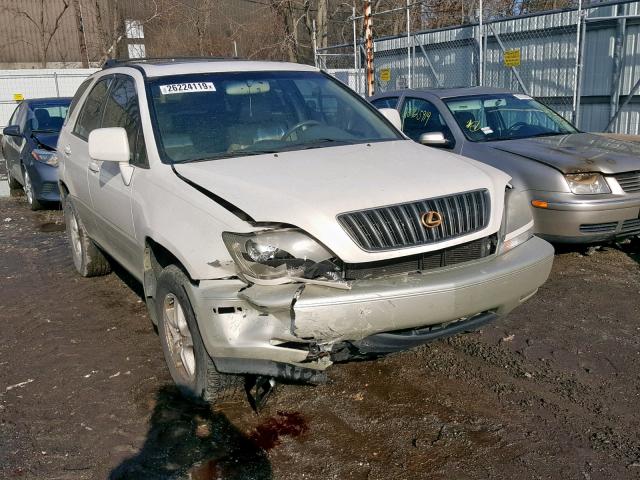 JT6GF10U4Y0048349 - 2000 LEXUS RX 300 WHITE photo 1