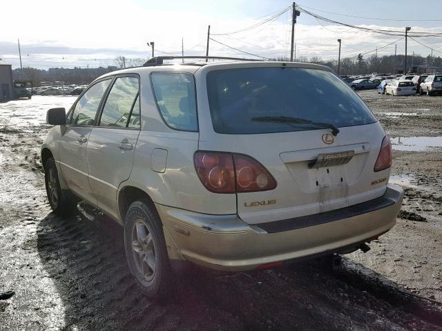 JT6GF10U4Y0048349 - 2000 LEXUS RX 300 WHITE photo 3