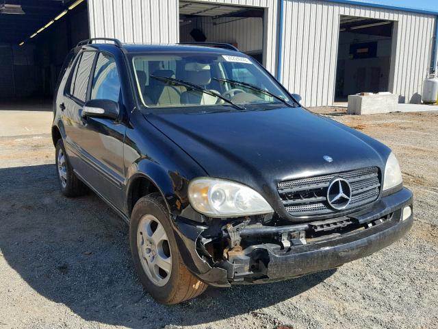 4JGAB57E14A492935 - 2004 MERCEDES-BENZ ML 350 BLACK photo 1