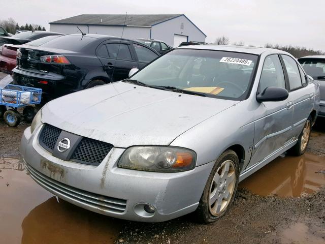 3N1AB51D34L735113 - 2004 NISSAN SENTRA SE- SILVER photo 2