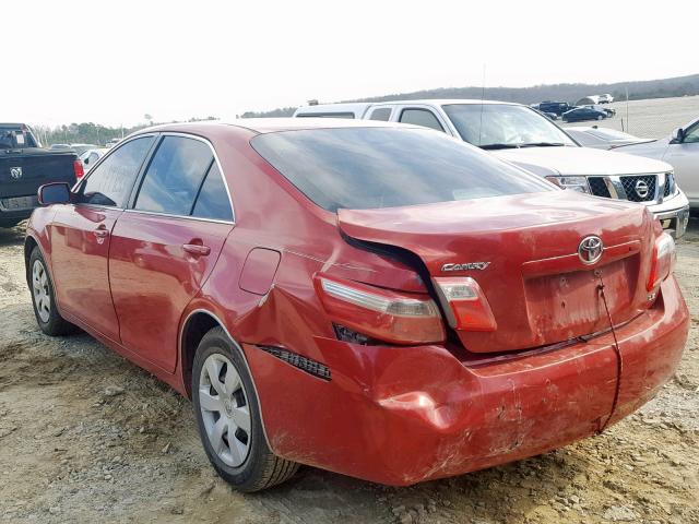 4T1BE46K77U174883 - 2007 TOYOTA CAMRY NEW RED photo 3