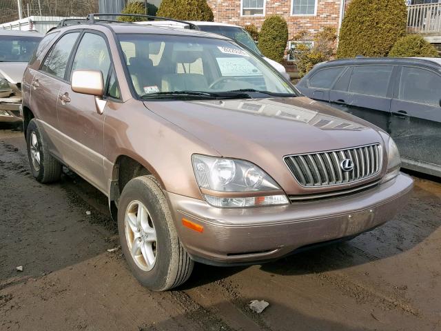 JT6HF10U4X0034356 - 1999 LEXUS RX 300 BEIGE photo 1