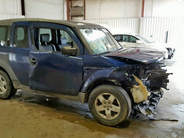 5J6YH185X3L019427 - 2003 HONDA ELEMENT EX BLUE photo 9