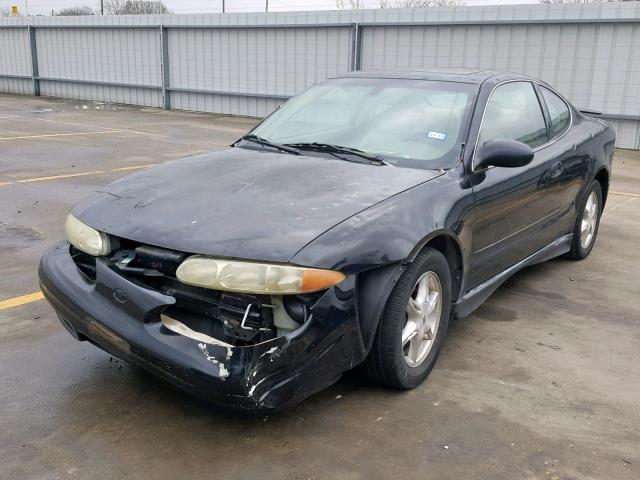 1G3NF12E2XC402498 - 1999 OLDSMOBILE ALERO GLS BLACK photo 2