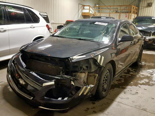 1G1ZC5EU1BF369157 - 2011 CHEVROLET MALIBU 1LT შავი ფოტო 2