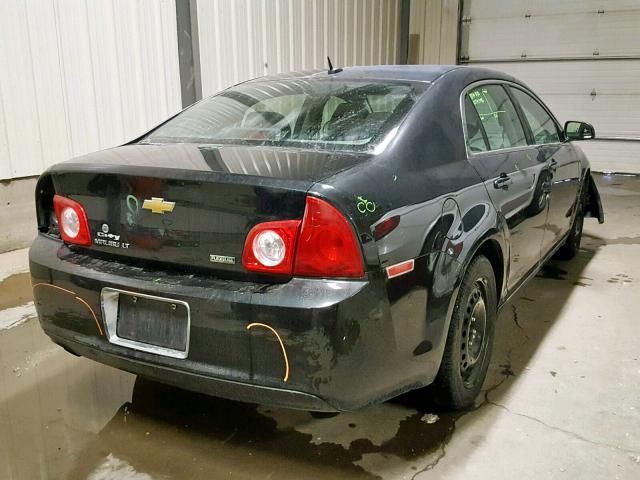 1G1ZC5EU1BF369157 - 2011 CHEVROLET MALIBU 1LT შავი ფოტო 4