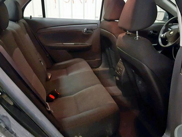 1G1ZC5EU1BF369157 - 2011 CHEVROLET MALIBU 1LT შავი ფოტო 6