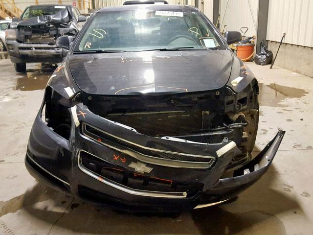 1G1ZC5EU1BF369157 - 2011 CHEVROLET MALIBU 1LT შავი ფოტო 9