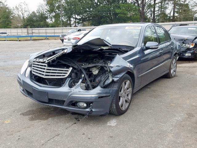 WDBUF56X37B077234 - 2007 MERCEDES-BENZ E 350 GRAY photo 2