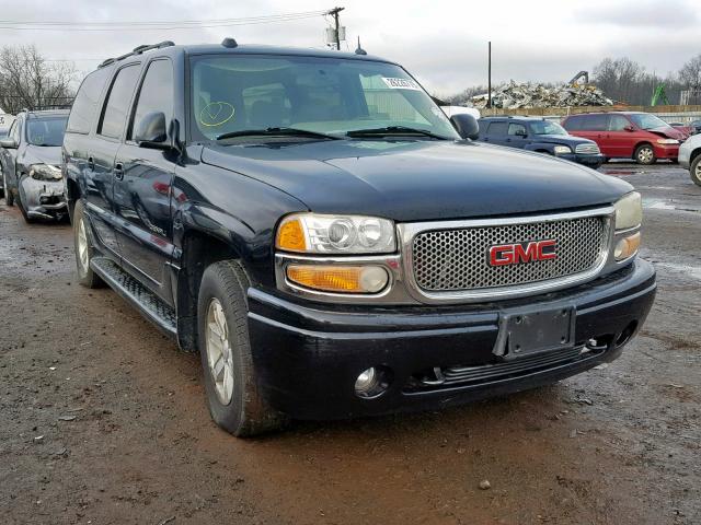 1GKFK66U85J238377 - 2005 GMC YUKON XL D BLACK photo 1