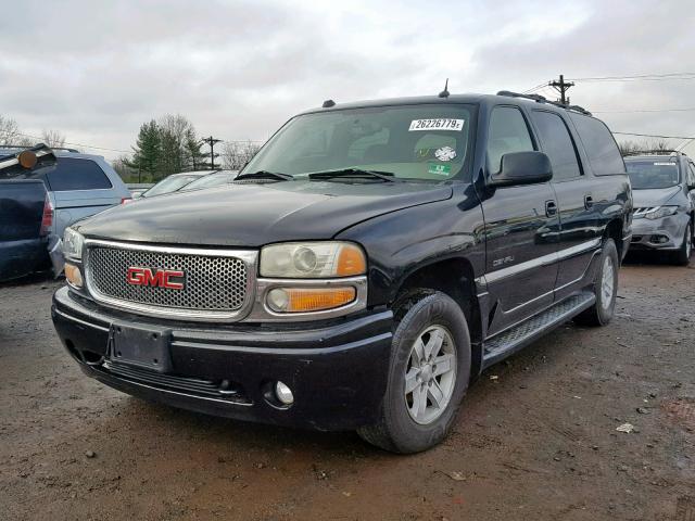 1GKFK66U85J238377 - 2005 GMC YUKON XL D BLACK photo 2