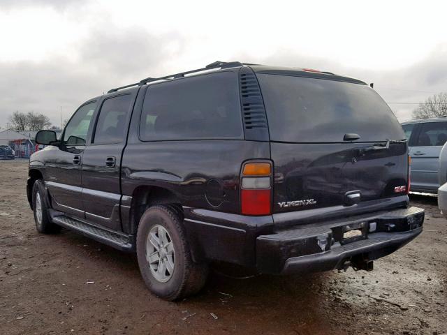 1GKFK66U85J238377 - 2005 GMC YUKON XL D BLACK photo 3