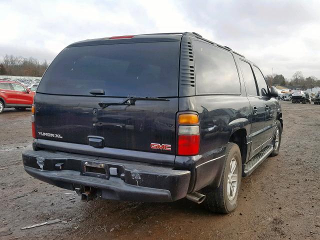 1GKFK66U85J238377 - 2005 GMC YUKON XL D BLACK photo 4