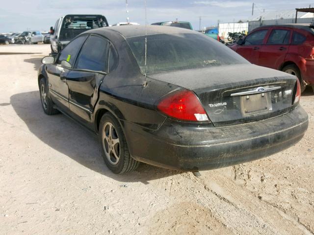 1FAHP56S63A244020 - 2003 FORD TAURUS SEL BLACK photo 3