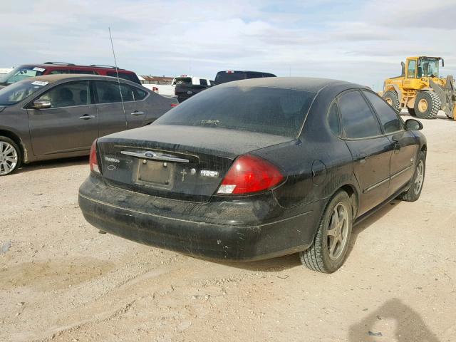 1FAHP56S63A244020 - 2003 FORD TAURUS SEL BLACK photo 4