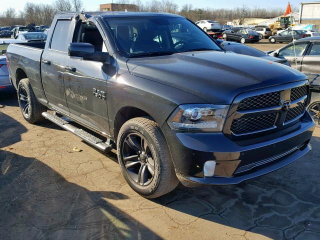 1C6RR7HG0JS164059 - 2018 RAM 1500 SPORT BLACK photo 1