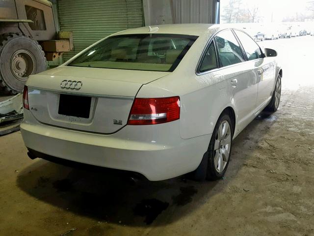 WAUDG74F06N070997 - 2006 AUDI A6 3.2 QUA WHITE photo 4