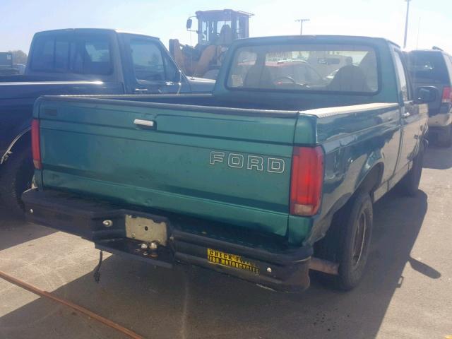 1FTEF15Y8TLB35738 - 1996 FORD F150 GREEN photo 4
