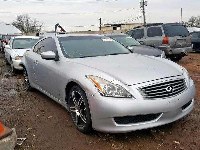 JNKCV64E49M600984 - 2009 INFINITI G37 BASE SILVER photo 1