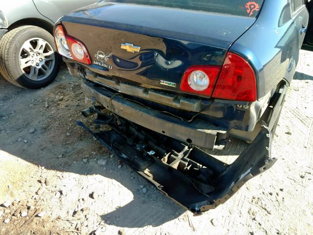 1G1ZC5E08AF186771 - 2010 CHEVROLET MALIBU 1LT ლურჯი ფოტო 9