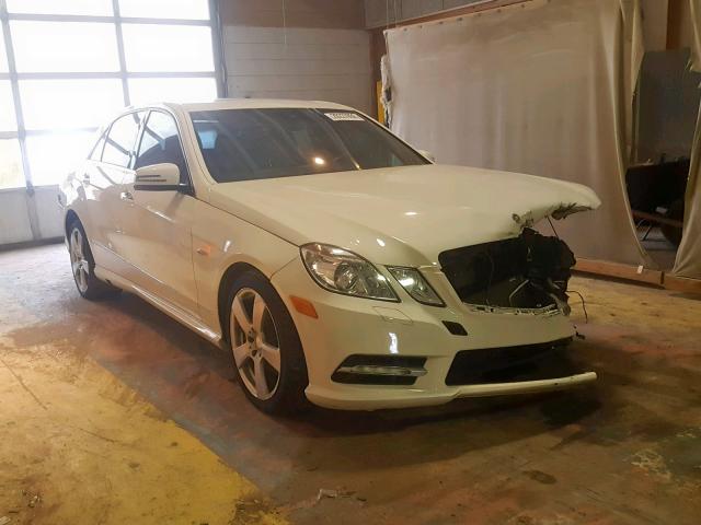 WDDHF5KB7CA589968 - 2012 MERCEDES-BENZ E 350 WHITE photo 1