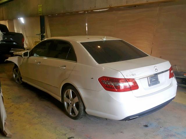 WDDHF5KB7CA589968 - 2012 MERCEDES-BENZ E 350 WHITE photo 3