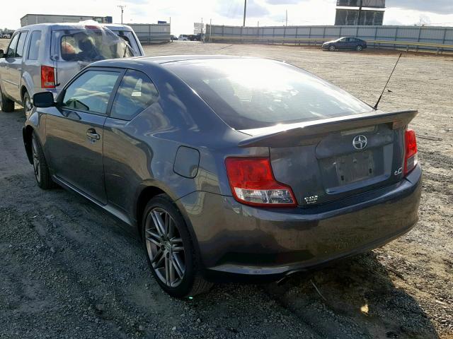 JTKJF5C76B3000846 - 2011 TOYOTA SCION TC 灰色 照片 3