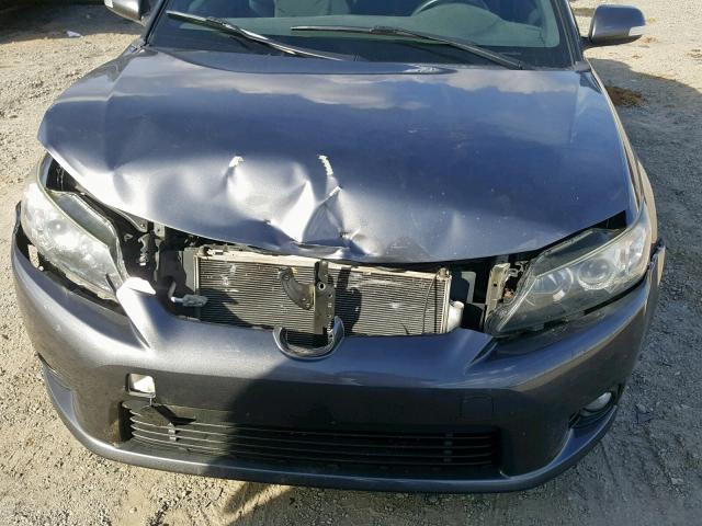JTKJF5C76B3000846 - 2011 TOYOTA SCION TC 灰色 照片 9