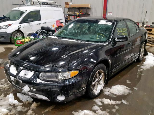 1G2WP52K32F154935 - 2002 PONTIAC GRAND PRIX BLACK photo 2