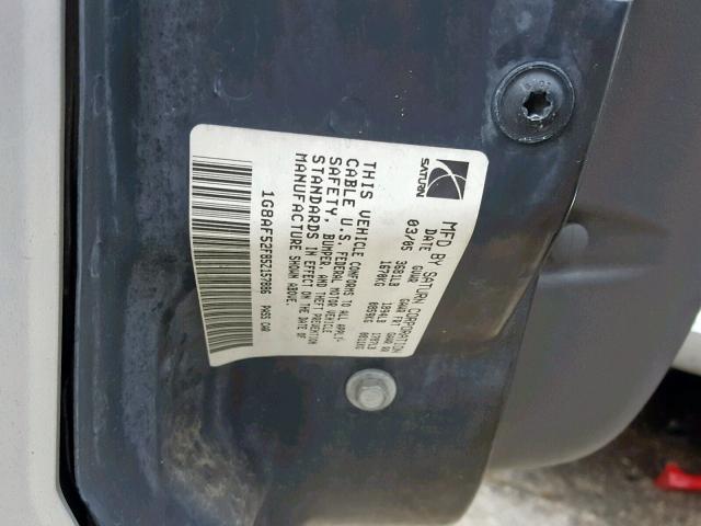 1G8AF52F85Z157886 - 2005 SATURN ION LEVEL SILVER photo 10