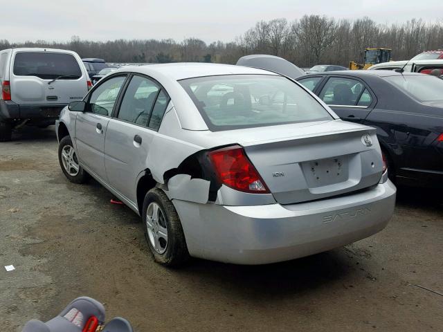 1G8AF52F85Z157886 - 2005 SATURN ION LEVEL SILVER photo 3