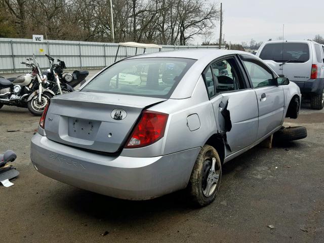 1G8AF52F85Z157886 - 2005 SATURN ION LEVEL SILVER photo 4
