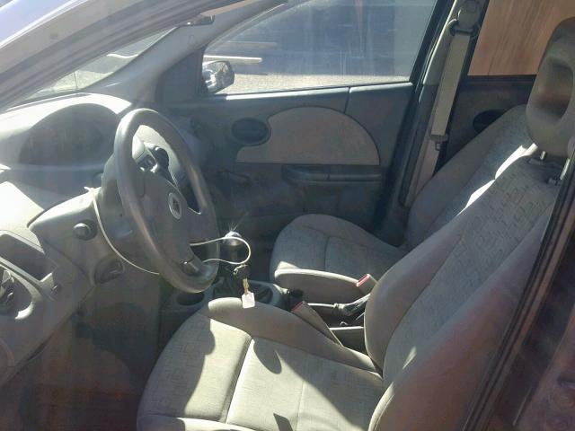 1G8AF52F85Z157886 - 2005 SATURN ION LEVEL SILVER photo 5